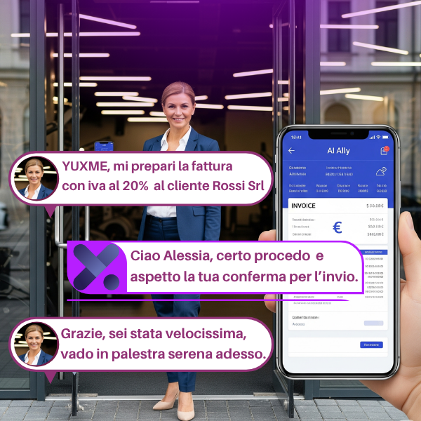 Yuxme AI fattura_